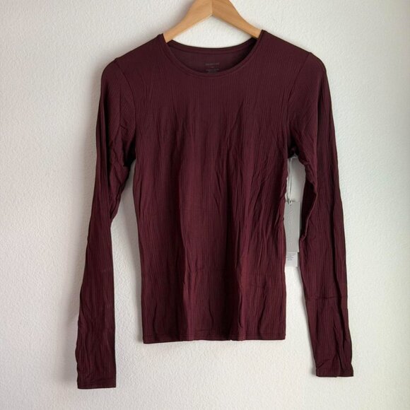 Negative Underwear Whipped Long Sleeve in Garnet, Size Medium - Picture 4 of 8